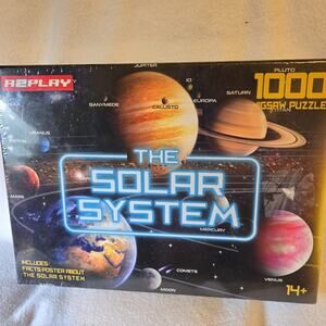 The Solar System Mercury Replay 1000 Piece Jigsaw Puzzle New Sealed!